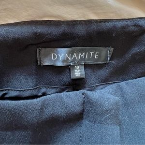Dynamite high rise straight dress pants 7/8 length